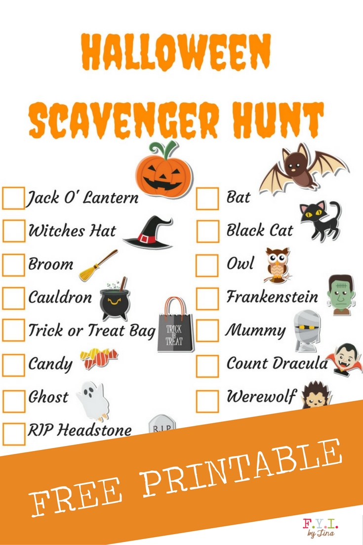 Scavenger Hunt List – Info-World-Hub